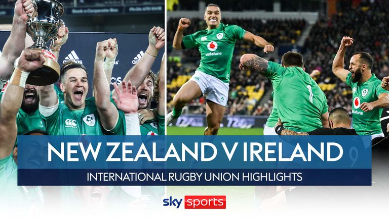 Ireland's claimed a historic Test series victory over the All Blacks in New Zealand back in July 