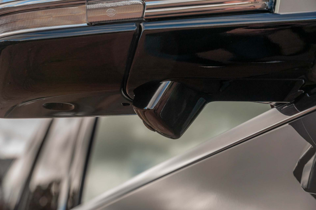 The cameras on the exterior of the Lincoln Navigator tie into the active safety systems to create a 360-degree view around the vehicle.