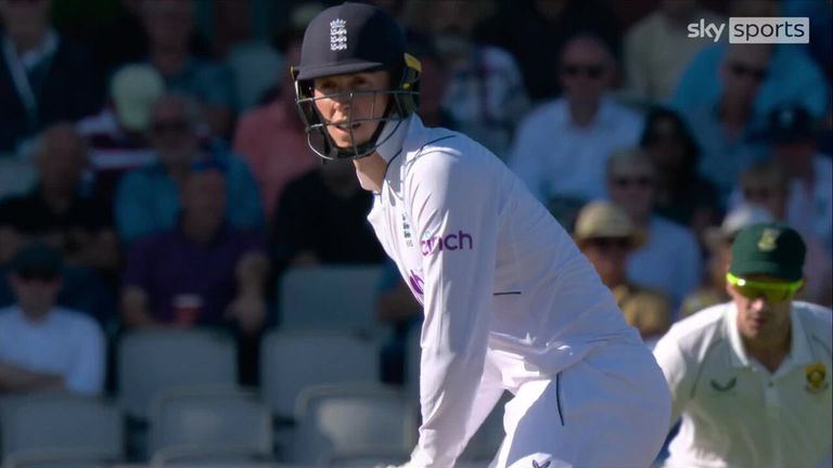 Michael Atherton was encouraged by Zak Crawley's batting as the under-pressure opener ground his way to 38