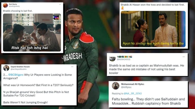 Asia Cup 2022: “Apun ko zindagi mai kuch daring karna tha” – Twitterati troll Shakib Al Hasan over “rubbish” captaincy after Bangladesh are crushed by Afghanistan
