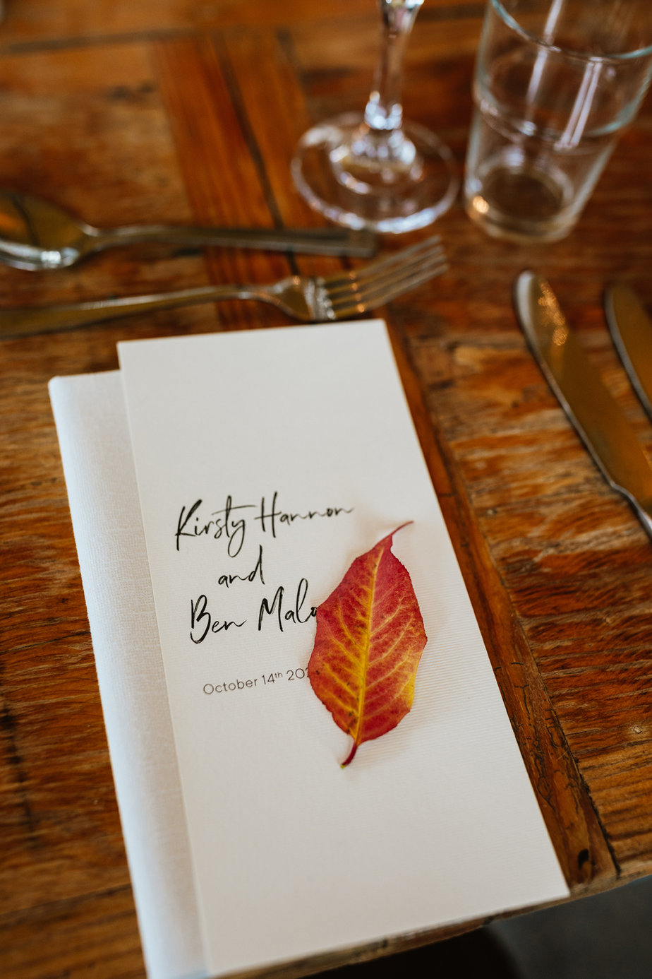 flowers table cutlery