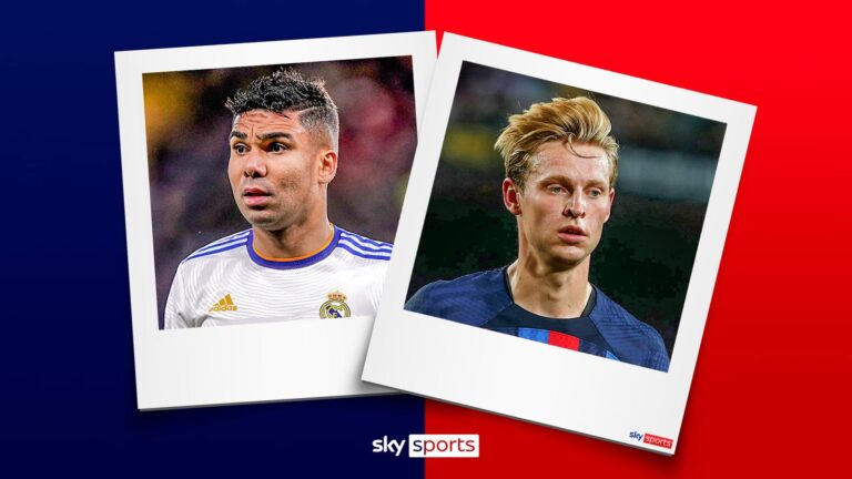 Casemiro vs Frenkie de Jong: Man Utd signal Brazil midfielder from Real Madrid after De Jong deal stalls