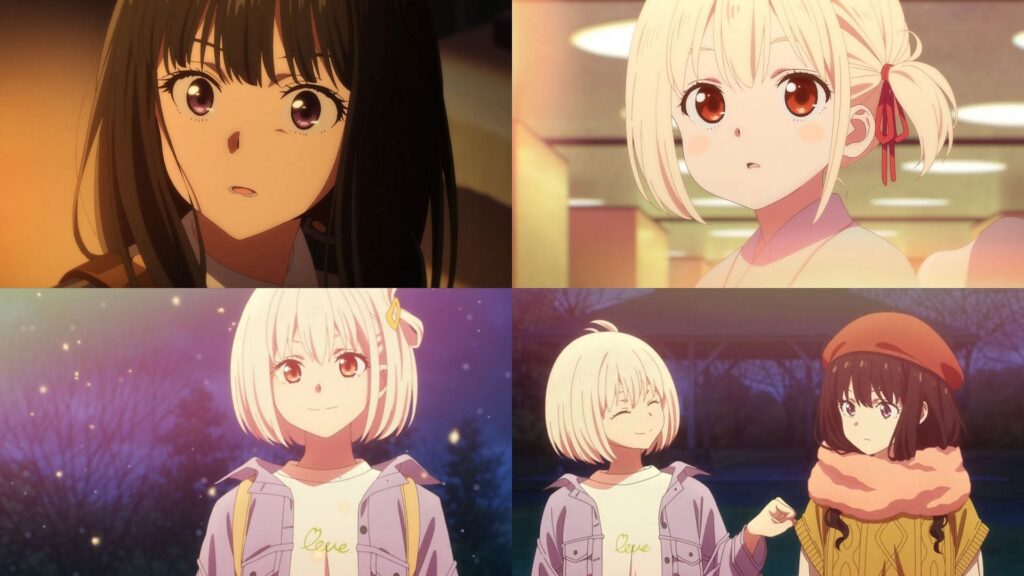 Lycoris Recoil Episode 9: Chisato and Takina say goodbye, Majima is