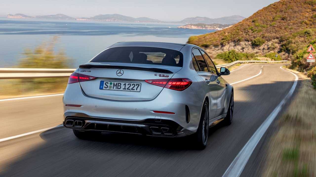 2024 Mercedes-AMG C63 S E Performance Exterior Rear Quarter