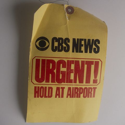 cbs tag from kuralt's "on the road" motorhome