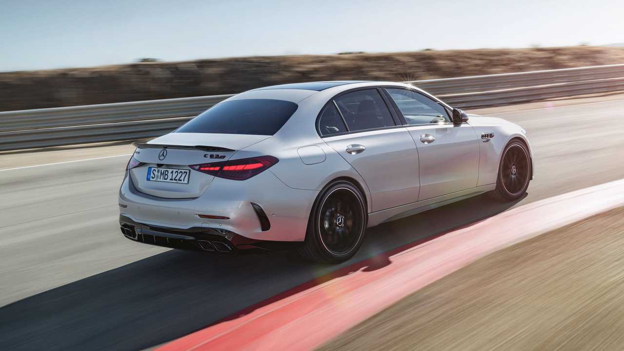 2024 Mercedes-AMG C63 S E Performance Exterior Rear Quarter