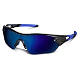 Polarized Sports Sunglasses for Men Women Youth Baseball Cycling Running Driving Fishing Golf...