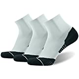 Tennis Ankle Socks HUSO Extra Cushion Reinforced Compression Support Running Low Cut Socks for Men...