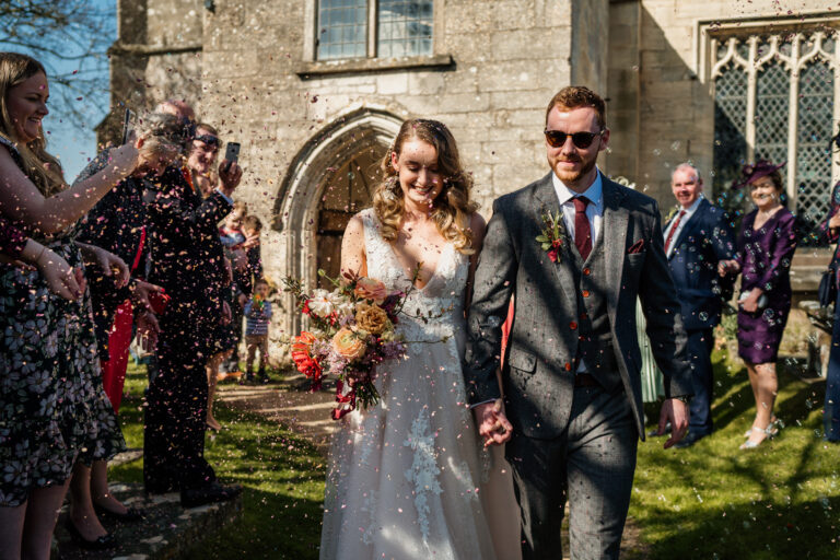 Becky in Novia d’Artwork for her Sunny & Colourful Spring Wedding in The Cotswolds | Love My Dress® – Wedding Inspiration Daily