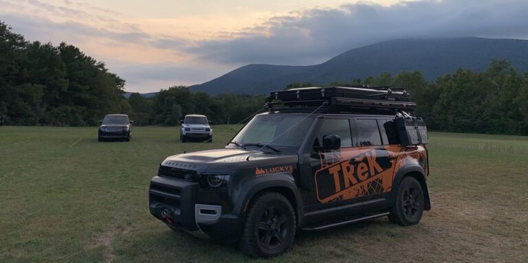 Camping and Off-Roading with the Defender on the Land Rover Trek Competition