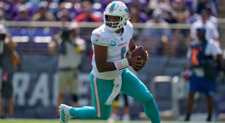 Dolphins QB Tagovailoa listed as energetic for showdown with Bengals