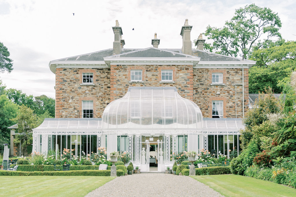 Exterior greenhouse hotel venue