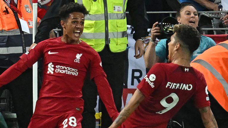 Liverpool 2-1 Newcastle: Fabio Carvalho scores 98th-minute winner as Reds come from behind to grab dramatic win