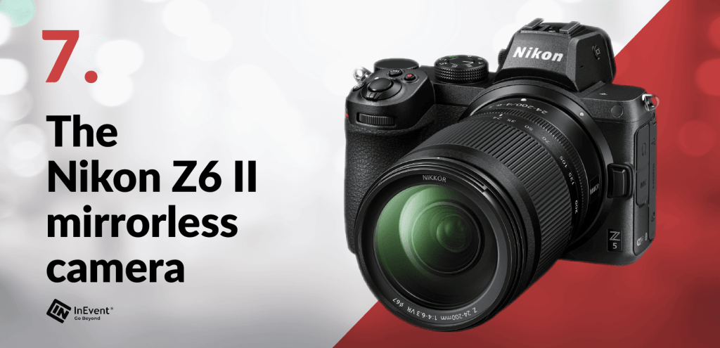 An image showing the Nikon Z6 II mirrorless 4K camera for live streaming