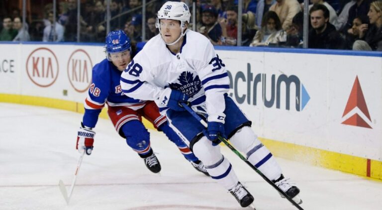 Rasmus Sandin standoff cracking door for 2 Maple Leafs hopefuls