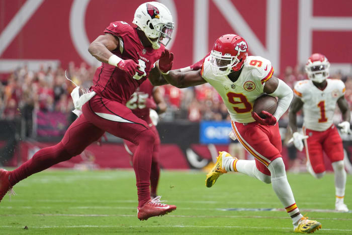 Cardinal corners no match for Patrick Mahomes