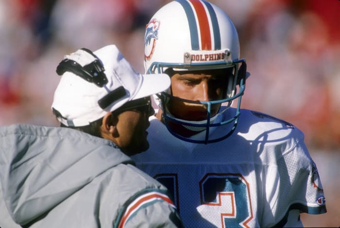 Marino falls in the NFL Draft