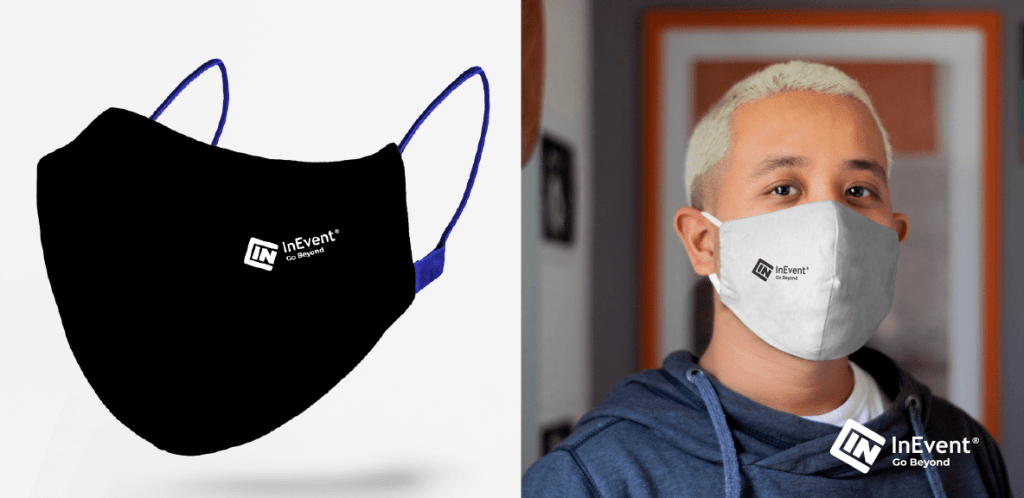 wearing  masks to reduce the spread of covid-19 at events.