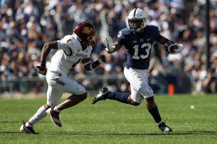 Northwestern (1-3, 1-0 in Big Ten) at No. 11 Penn State (4-0, 1-0 in Big Ten), 3:30 p.m., Saturday, ESPN