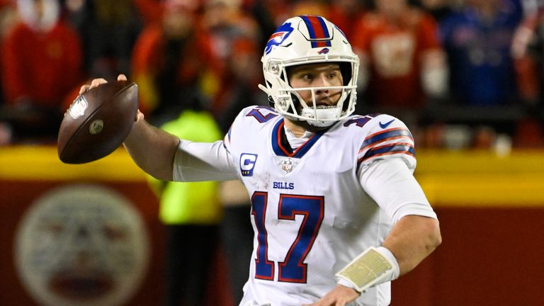 Watch the top 10 plays by Buffalo Bills quarterback Josh Allen from the 2021 NFL season.
