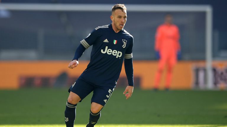 Melo Arthur of Juventus during the Serie A match at Allianz Stadium, Turin.

Jonathan Moscrop/Sportimage