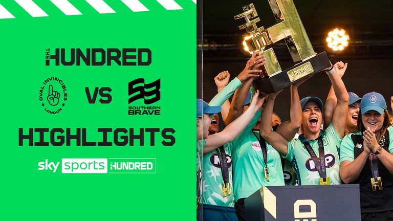 Highlights of Oval Invincibles' win over the Southern Brave in the The Hundred final at Lord's. 