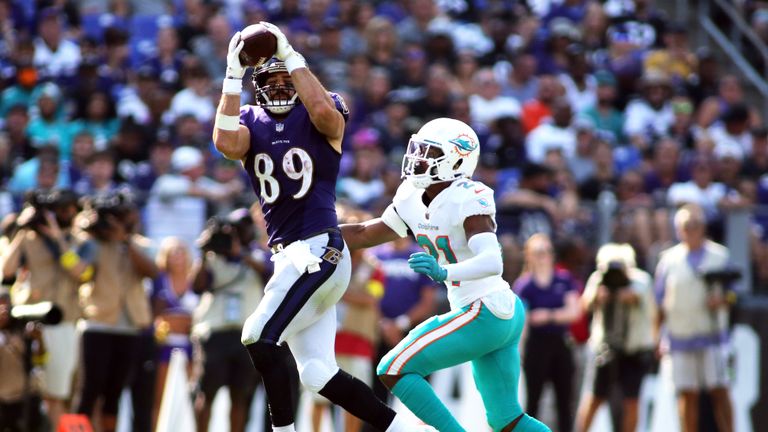 Highlights of the Miami Dolphins against the Baltimore Ravens from Week Two of the NFL season