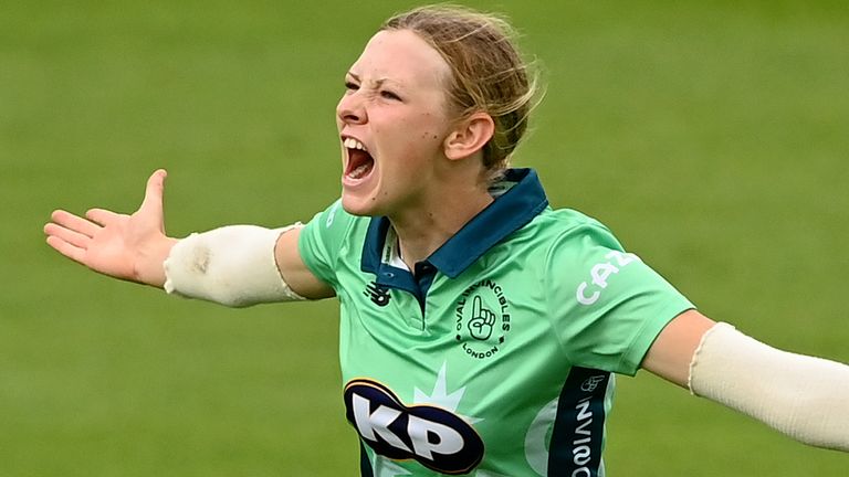 Sophia Smale was one of the breakthrough stars of this year's Hundred with Oval Invincibles 