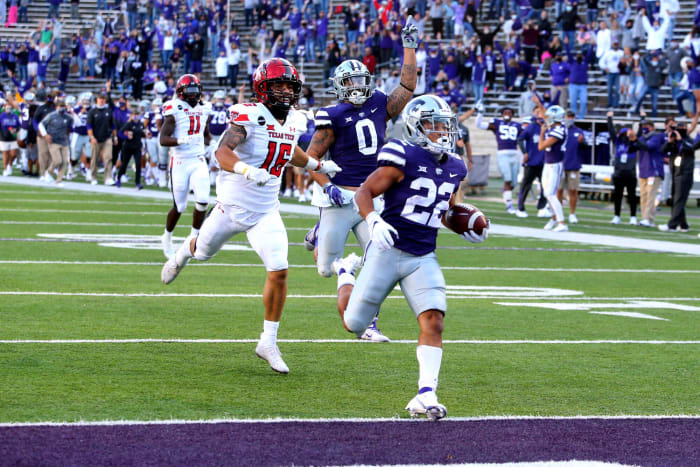 Texas Tech (3-1, 1-0 in Big 12) at No. 25 Kansas State (3-1, 1-0 in Big 12), Noon, Saturday, Big 12 Network/ESPN+