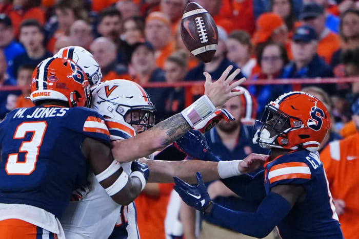 No. 15 North Carolina State (5-1, 1-1 in ACC) at No. 18 Syracuse (5-0, 2-0 in ACC), 3:30 p.m., Saturday, ACC Network