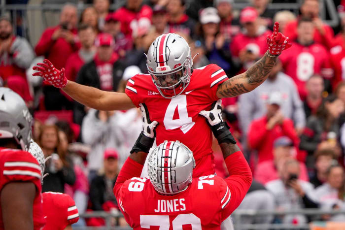No. 3 Ohio State (5-0, 2-0 in Big Ten) at Michigan State (2-3, 0-2 in Big Ten), 4 p.m., Saturday, ABC
