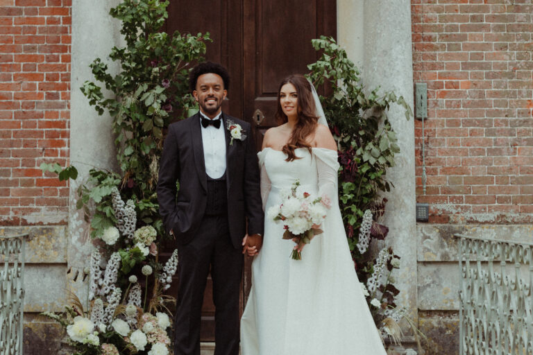 Lauren in Jessica Bennett Bespoke, for her Classy Black Tie Wedding Weekend at Deans Court, Dorset – Love My Dress® – Wedding Inspiration Daily