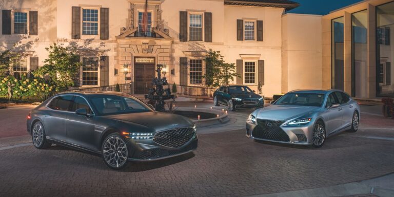 Luxurious-Sedan Showdown: 2023 Genesis G90 vs. 2022 Lexus LS500 vs. 2022 Mercedes-Benz S500