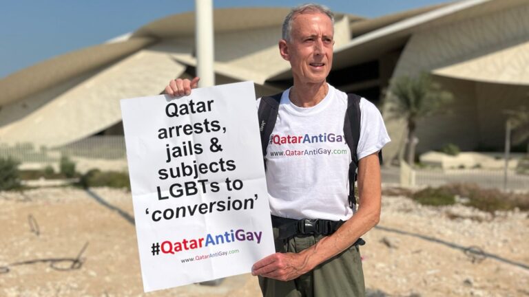World Cup 2022: Human rights activist Peter Tatchell detained in Qatar after staging LGBT+ protest