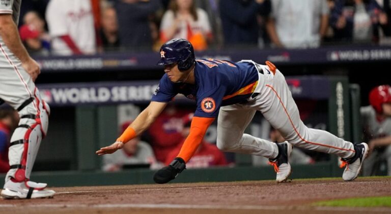 World Series Game 2 Takeaways: Astros waste no time punching again to tie sequence