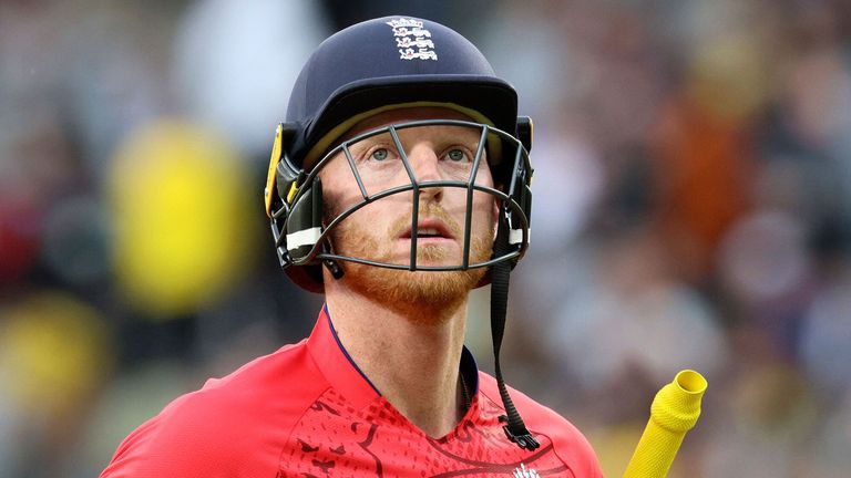 Ben Stokes made a scratchy nine from nine balls in his first T20I appearance since March 2021