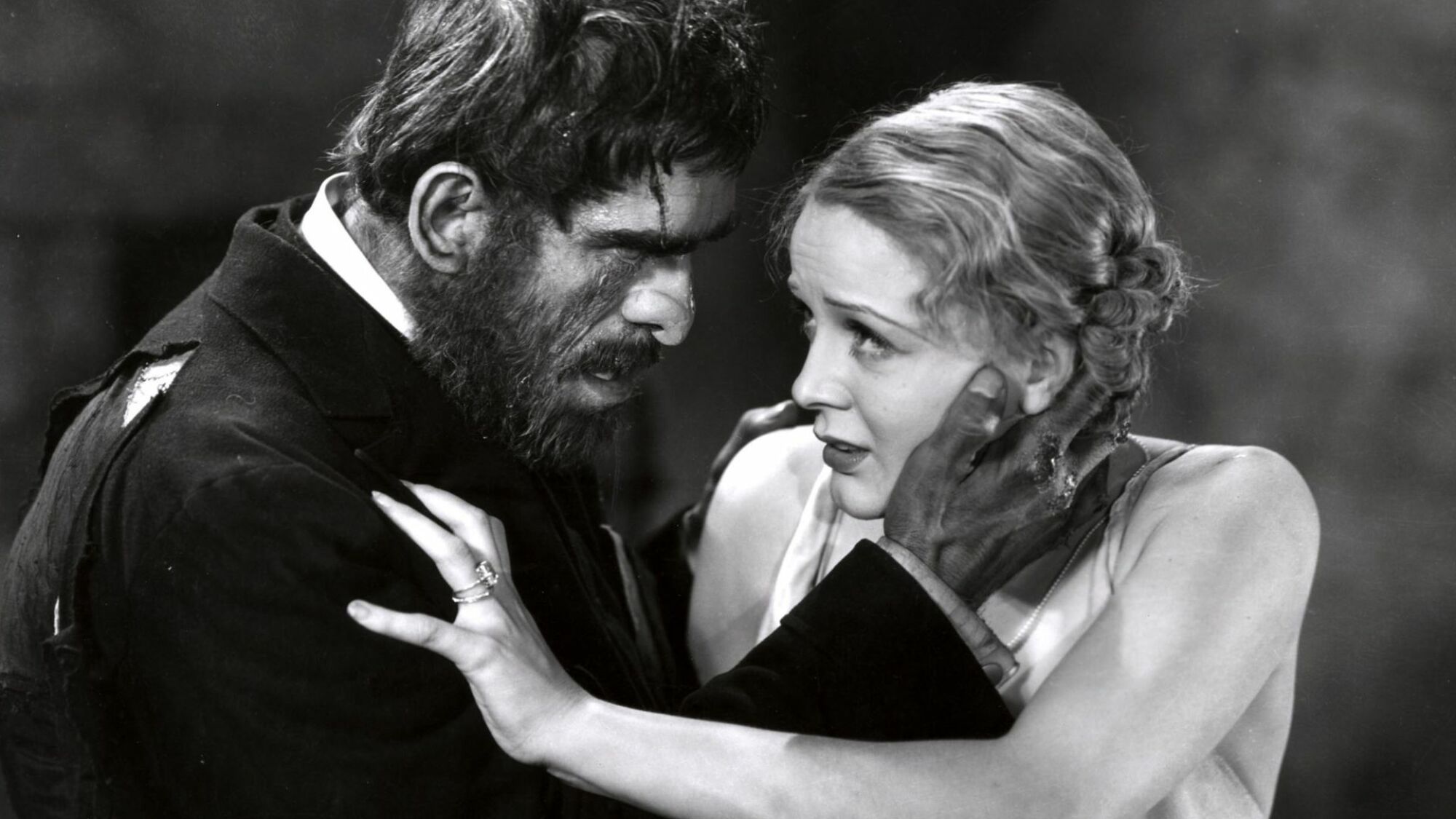 Boris Karloff and Gloria Stuart in 