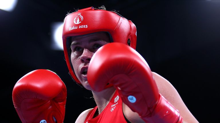 Savannah Marshall won her opening fight in Kazakhstan