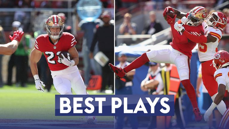 A look at Christian McCaffrey and Deebo Samuel's best rushing and receiving plays from the season so far