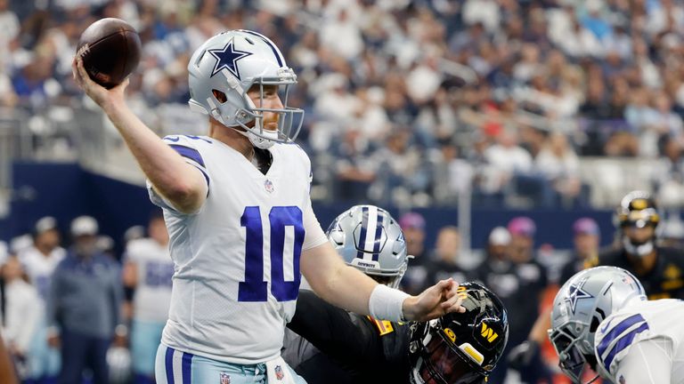 Highlights of the Washington Commanders against the Dallas Cowboys in Week Four of the NFL season