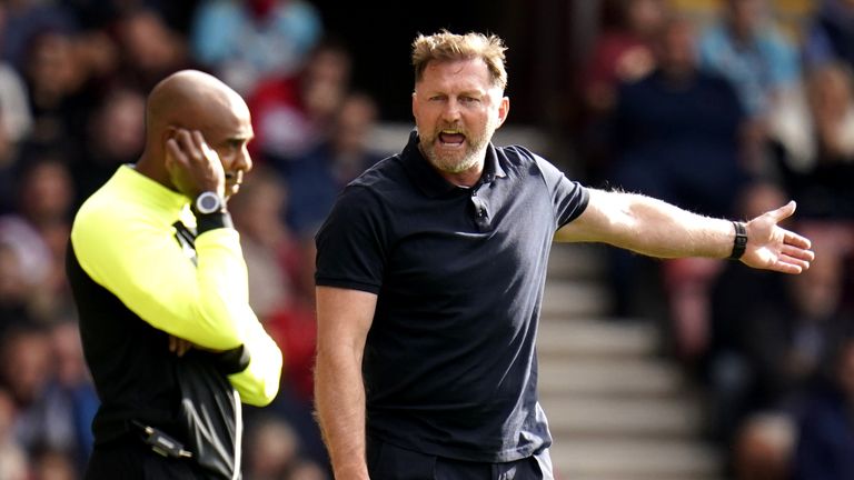 Southampton manager Ralph Hasenhuttl