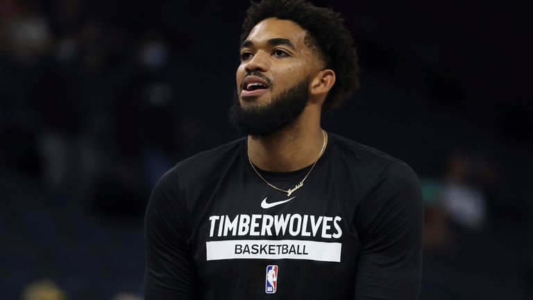 Minnesota Timberwolves center Karl-Anthony Towns
