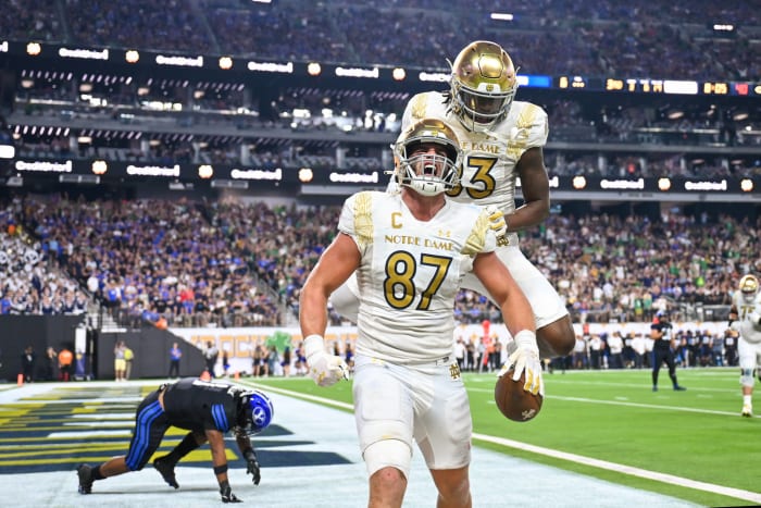 Stanford (1-4) at Notre Dame (3-2), 7:30 p.m., Saturday, NBC/Peacock