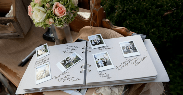 15 Wedding Photo Guest Sign-in Books Your Guests Will Love!