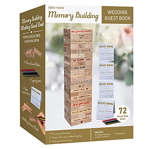 Wedding Guest Book Jenga Set