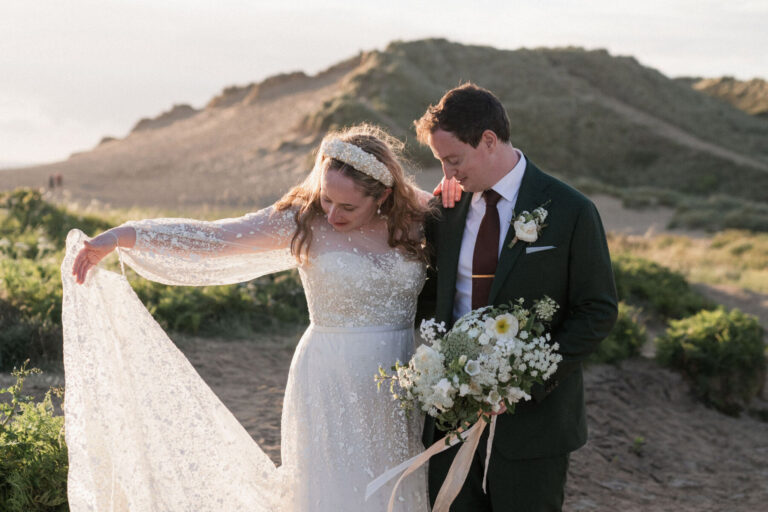 A Treseren Cornwall Wedding // Jesus Peiro Wedding Dress
