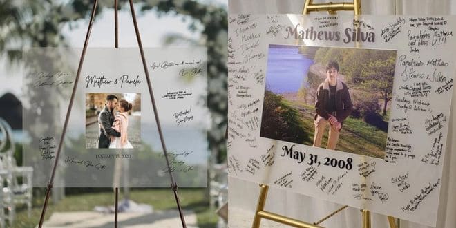 Acrylic Photo Guest Book Alternative