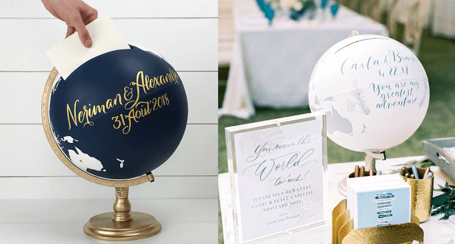 Ballot Box Guest Book Globe