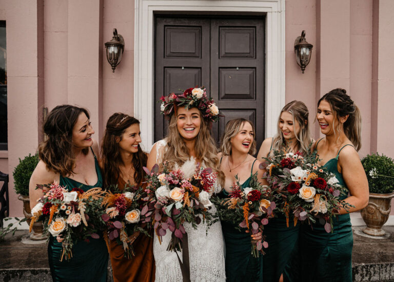 Boho Blooms and Tartan Touches: Collette & Micheal