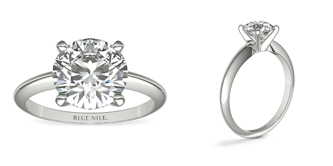 Classic Four-Prong Solitaire Engagement Ring